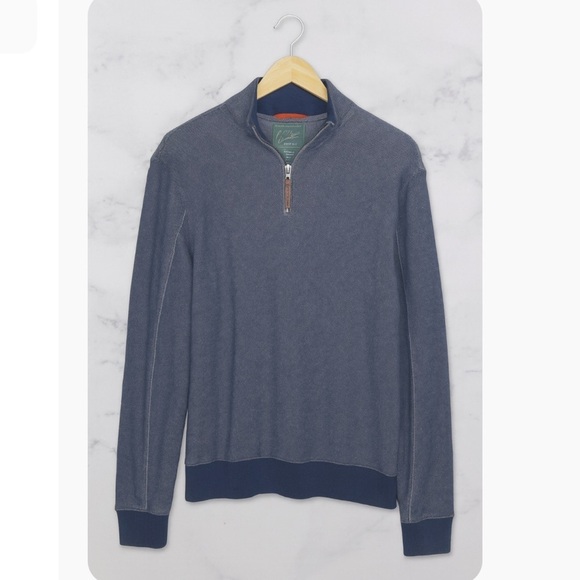 Woolrich Mens Quarter Zip Pullover Sweater Size Medium - Picture 1 of 6